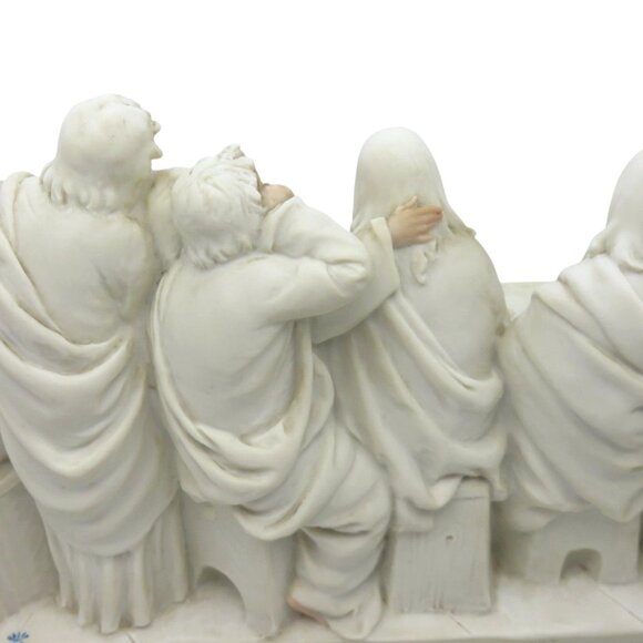 GIUSEPPE ARMANI Last Supper Sculpture Florence Italy 1983 Italy Vintage 23" Rare - Picture 11 of 14